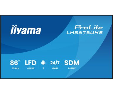 iiyama ProLite LFDs LH8675UHS-B2AG
