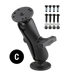 RAM Mounts Kits (size: C) RAM-101U-IP1